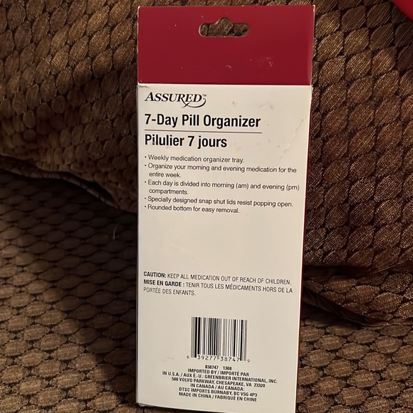7- Day pill organizer - Picture 3 of 5